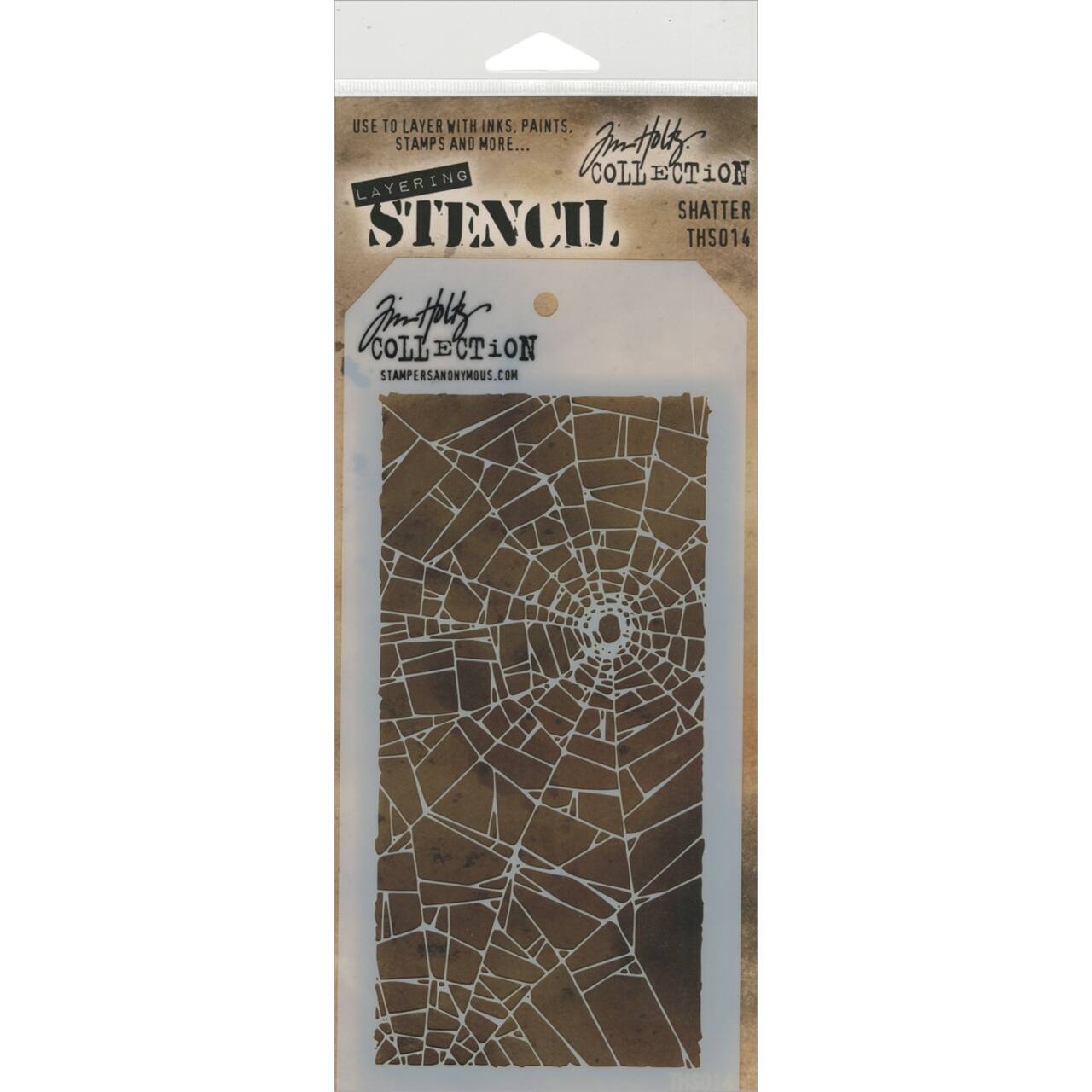 Stampers Anonymous Tim Holtz&#xAE; Shatter Layered Stencil